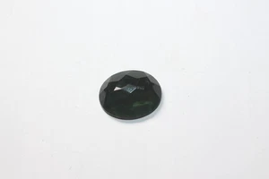 Turmalin grün ohne Einschlüsse oval facettiert, 8,44 ct. - Bild 1 von 3