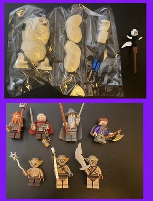 Lego The Hobbit and The Lord of the Rings 79010 8x Minifigures Goblin King Dwarf - Image 1 of 3