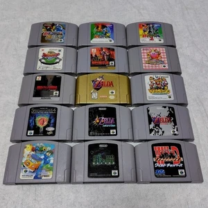 Nintendo 64 Game Lot 15 Titles Zelda Castlevania Pokemon Ocarina of Time USA JP - Picture 1 of 10