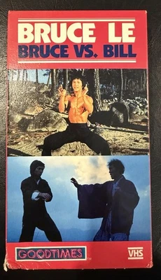 Bruce Vs. Bill VHS 1986 Bruce Le Bill Louie Ma Cheung Angela Yu Ching Kung-Fu R - Image 1 of 3