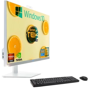 All IN One i5 27 " FHD Win 10 RAM 8GB SSD 240GB Desktop Computer Gaming Editing - Picture 1 of 11