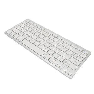 ］Mini Wireless Keyboard Spanish Language Ultra Slim Scissor Mechanism Portable - Picture 1 of 23