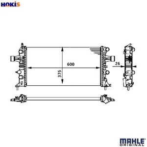 RADIATOR ENGINE COOLING CR 237 000S FOR OPEL ASTRA/Delvan/Van/CLASSIC/Caravan - Picture 1 of 20