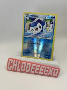 RARE Russian Pokemon Piplup Card Breakthrough Reverse Holo, 36/162, NM Condition - Picture 1 of 2