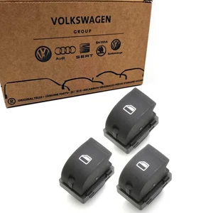 3x Fensterheberschalter elektrisch 8e0959855 ist passend für Audi A4 8E B6B7 - Picture 1 of 5