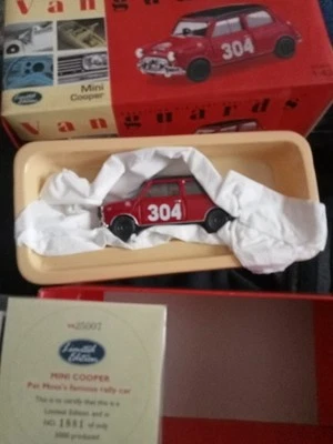 Vanguards Pat Moss's Famous Rally Car Mini Cooper New In Box - Image 1 of 4