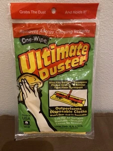 Vtg One-Wipe Ultimate Duster Cloth Large 14"X18" Cleaning Cloth (USA) - Picture 1 of 3