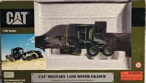Norscot 1:50 Scale CAT 140H Military Motor Grader #55111 - Picture 1 of 4