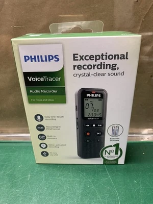 Philips DVT1160 Digital VoiceTracer Audio Recorder (E10023384) - Image 1 of 2