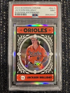 2016 Bowman Chrome Jackson Holliday Ascensions PSA 9 - Bild 1 von 2