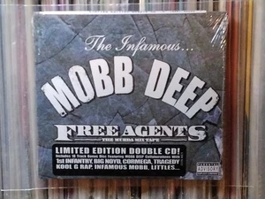 RARE MOBB DEEP Free Agents CD USA EDITION HYPE STICKER SEALED HIP HOP KOOL G RAP - Foto 1 di 5