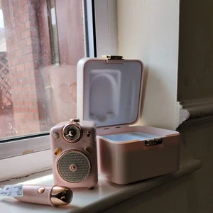 Divoom Fairy-OK Portable Bluetooth Speaker Microphone Karaoke Voice Change FM - Picture 1 of 3