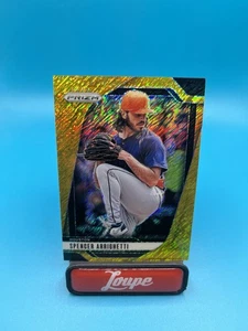 Spencer Arrighetti 2025 Panini Prizm FOTL Gold Shimmer Prizm 6/7 #20 Astros - Picture 1 of 2