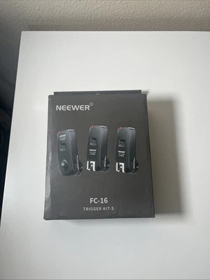 Neewer FC-16 Trigger Kit-S studio or camera flash new in box - Image 1 of 4