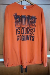 Gildan MLB San Francisco Giants Men 3XL Long Sleeve Shirt 2012 Is Ours Go Giants - Picture 1 of 15