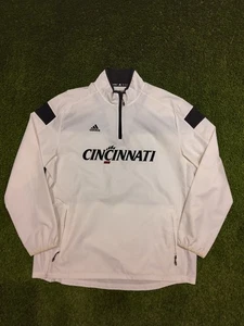Cincinnati Bearcats Jacke Adidas Herren XL weiß Quarter Zip Pullover - Bild 1 von 4