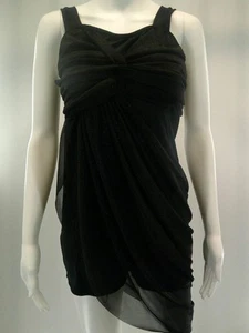 Dance Costume Large Adult Black Weissman 6766 Lyrical Ballet Contemporary Glitte - Picture 1 of 6