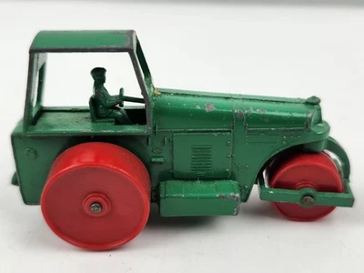 1962 Matchbox Moko Lesney No 1 AVELING BARFORD ROAD ROLLER Green Diecast England - Image 1 of 4