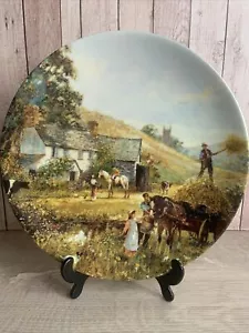 The Farmhouse by Michael Lees Royal Worcester Plate  - Picture 1 of 4