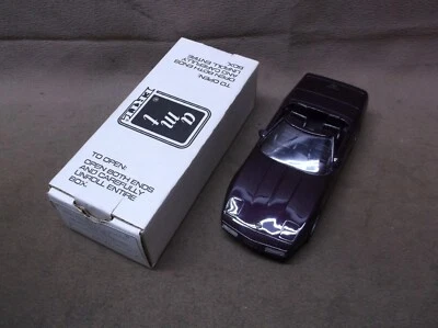 #6577 AMT ERTL 1/24 CHEVY 1992 CHEVROLET CORVETTE CONVERTIBLE PROMO BLACK ROSE M - Image 1 of 4