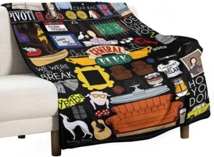 Throw Blanket FRIEND tv Show Ultra Soft Comfort Fleece BlanketCozy - Picture 1 of 8