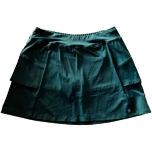 Lija Women's Elevate Skort Deep Green Size LG Nylon Golf/Tennis Style - Picture 1 of 4