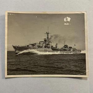 Military Ship Photo Photograph Boat Vintage HMCS MICMAC ? - Picture 1 of 12