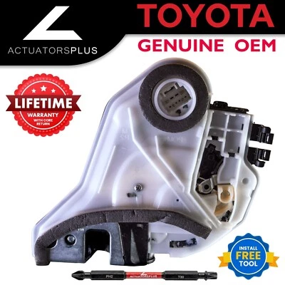 Actuador de cerradura de puerta trasera izquierda Toyota Prius V OEM 2015-2017 **Garantía de por vida** Foto 1 de 4