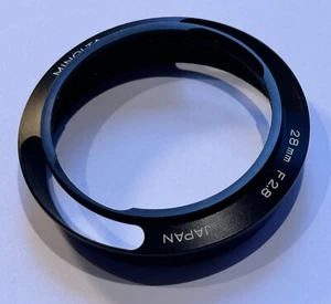 Used Minolta M-Rokkor 28/2.8 Metal Lens Hood Shade - Picture 1 of 2