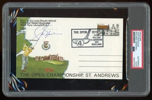Jack Nicklaus Signed 1970 Open Championship St. Andrews Envelope Stamp PSA/DNA - Picture 1 of 2
