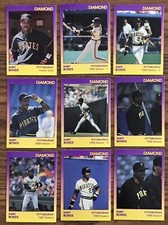 Barry Bonds 1991 The Star Company Diamond 9 Card Set Pirates 1364/2000