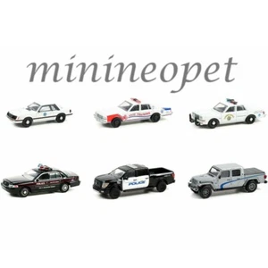 GREENLIGHT 42970 HOT PURSUIT SERIES 39 POLICE CARS 1/64 DIECAST 6 PIECE SET - Picture 1 of 2