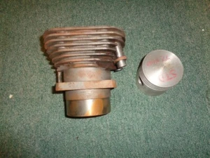 Used BMW Isetta 300 wide fin Cylinder with Piston 71.60mm 00-10-057 - Picture 1 of 8