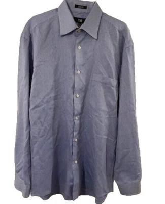 XMI Men's 17-/34-35 blue & White Long Sleeve Button Down - Image 1 of 3
