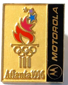 Olympiade Atlanta 1996 MOTOROLA Anstecknadel - Bild 1 von 2