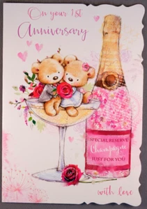First Wedding Anniversary card 1st Anniversary(#OTB17268) - Picture 1 of 2