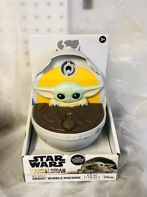 Máquina de burbujas Star Wars The Mandalorian Grogu Baby Yoda nueva  Foto 1 de 4