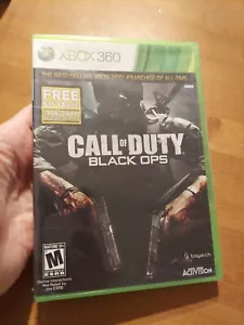 Xbox 360 Call of Duty Black Ops erster Druck BRANDNEU WERKSEITIG VERSIEGELT LESEN - Bild 1 von 7