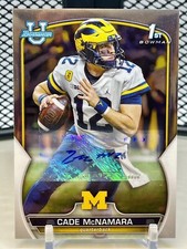CADE MCNAMARA RC AUTO 2022 1st BOWMAN CHROME UNIVERSITY ROOKIE CARD #99