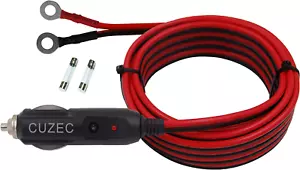 Heavy Duty 15A Male Plug Cigarette Lighter Adapter Power Supply Cord with 10.5Ft - Picture 1 of 4