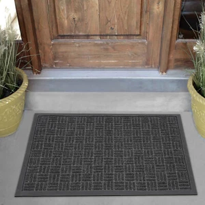 60*90CM Gray Front Door Mat, Outside Entrance Doormat, Door Mat for Entryway - Picture 1 of 15