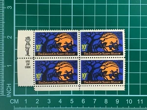 US Postage The Legend of Sleepy Hollow 10c Block Stamps - Bild 1 von 2