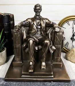 8.13 Inch Abraham Lincoln Washington DC Memorial Statue Figurine USA President - Picture 1 of 7