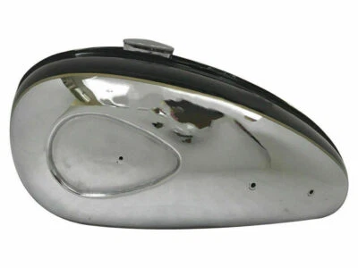 Tanque gasolina combustible BSA C15 cromado y pintado negro (repro) Foto 1 de 4