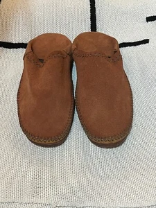 Moroccan babouches slippers for men in brown - Moroccan brown suede slippers - Bild 1 von 3