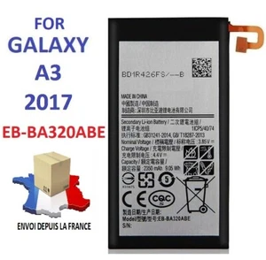 BATTERIE Pour SAMSUNG EB-BA320ABE GALAXY A3 A320 2017 2350mAh Accu battery - Zdjęcie 1 z 1