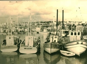Photo ancienne port de pêche bateaux à quai ? - Imagen 1 de 1