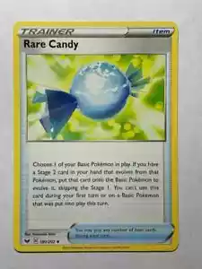 #180/202 CARAMELO RARO 2020 Pokémon Espada y Escudo SWSH1 Juego Ligero - Imagen 1 de 2