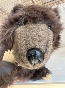 Folkmanis brown bear Animal Plush Hand Puppet Realistic Claws - Picture 1 of 17