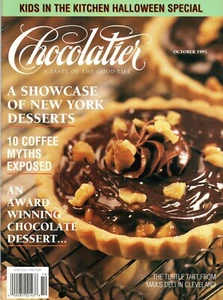 CHOCOLATIER Magazine October 1995 The Turtle Tart New York Desserts Halloween Is - Picture 1 of 2